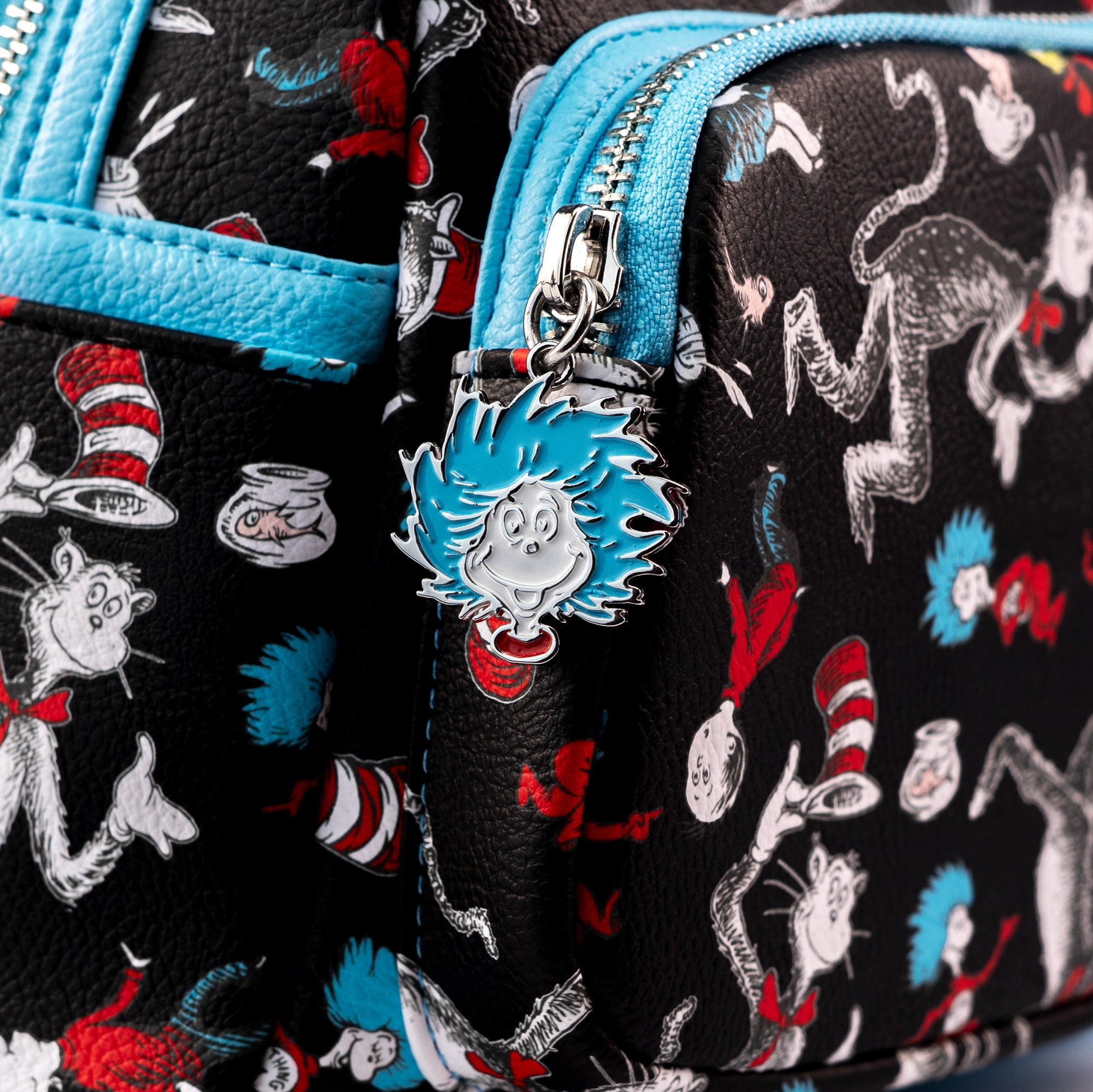 Loungefly x Dr. Seuss The Cat in the Hat AOP Mini Backpack - GeekCore