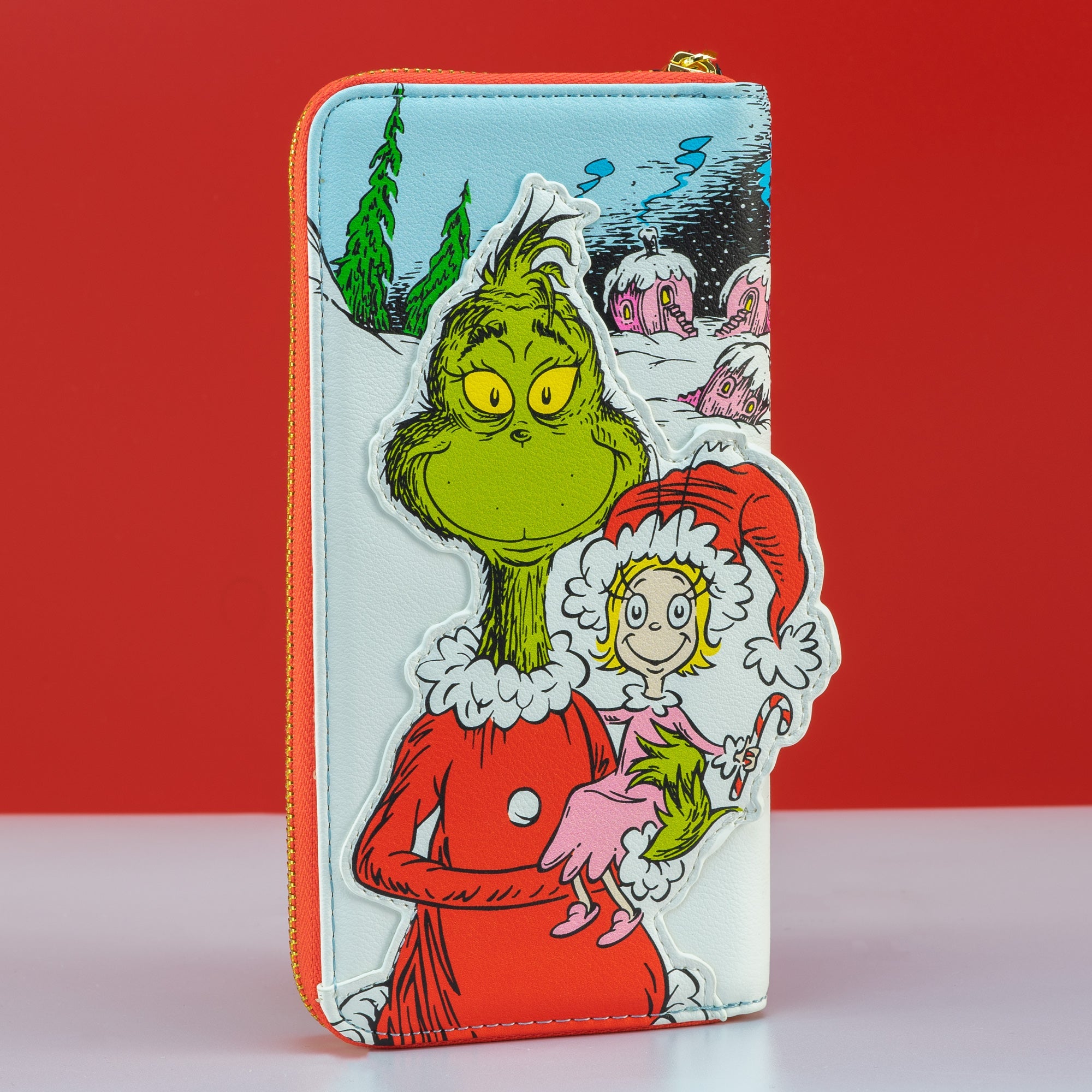 Loungefly x Dr Seuss The Grinch Loves the Holidays Purse - GeekCore