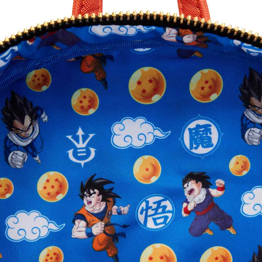 Loungefly x Dragon Ball Z Triple Pocket Mini Backpack - GeekCore