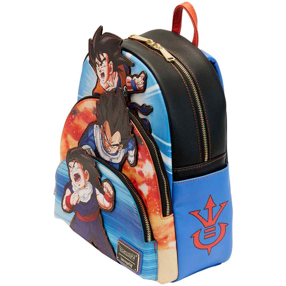 Loungefly x Dragon Ball Z Triple Pocket Mini Backpack - GeekCore