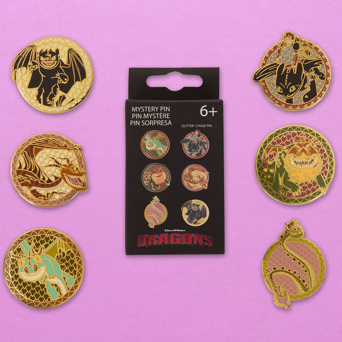 Loungefly x Dreamworks How To Train Your Dragon Blind Box Mystery Pin - GeekCore