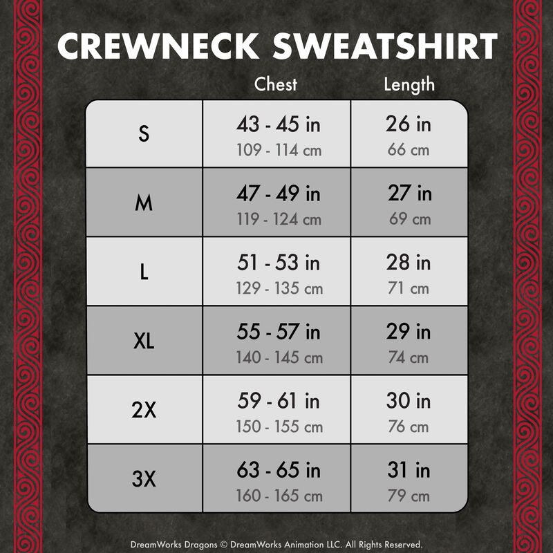 Loungefly x Dreamworks How To Train Your Dragon Crewneck Sweatshirt - GeekCore