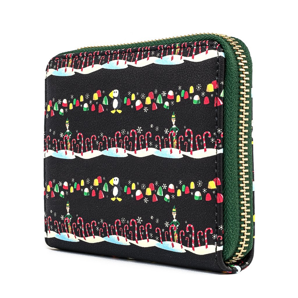 Loungefly x Elf Candy Cane Forest Wallet - GeekCore
