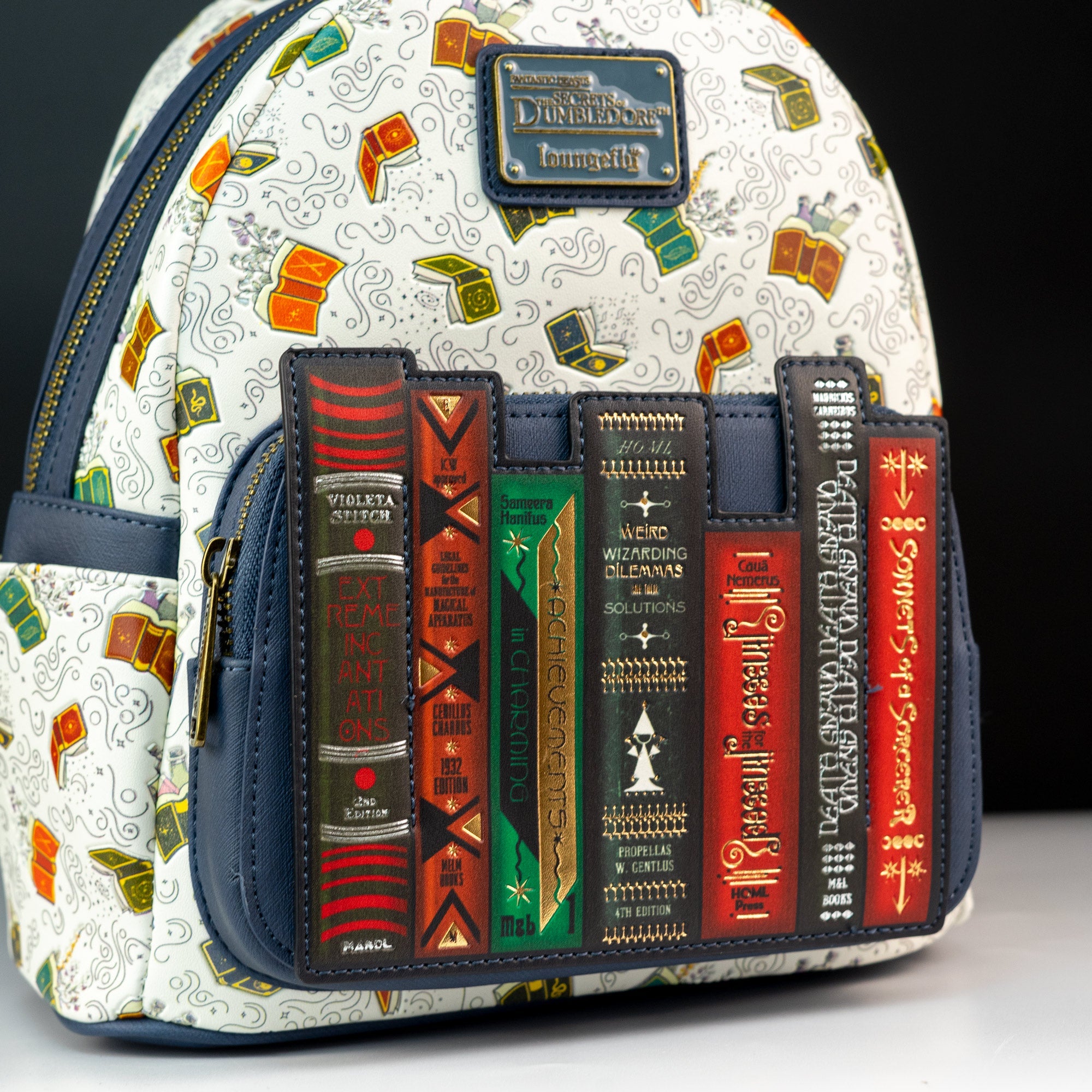Loungefly x Fantastic Beasts Magical Books Mini Backpack - GeekCore