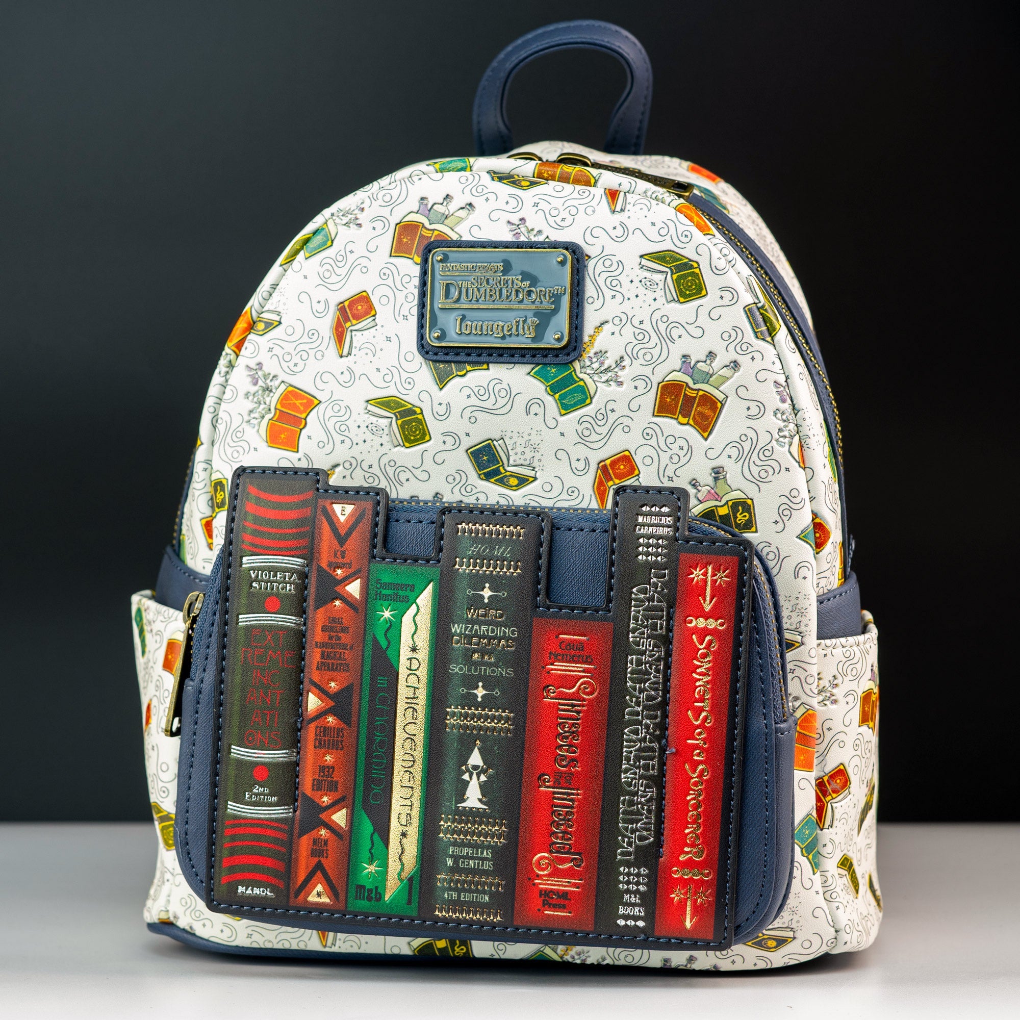 Loungefly x Fantastic Beasts Magical Books Mini Backpack - GeekCore