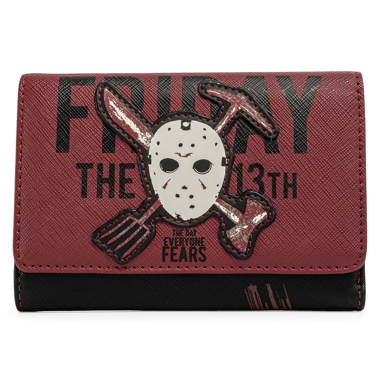 Loungefly x Friday the 13th Jason Mask Tri - Fold Purse - GeekCore