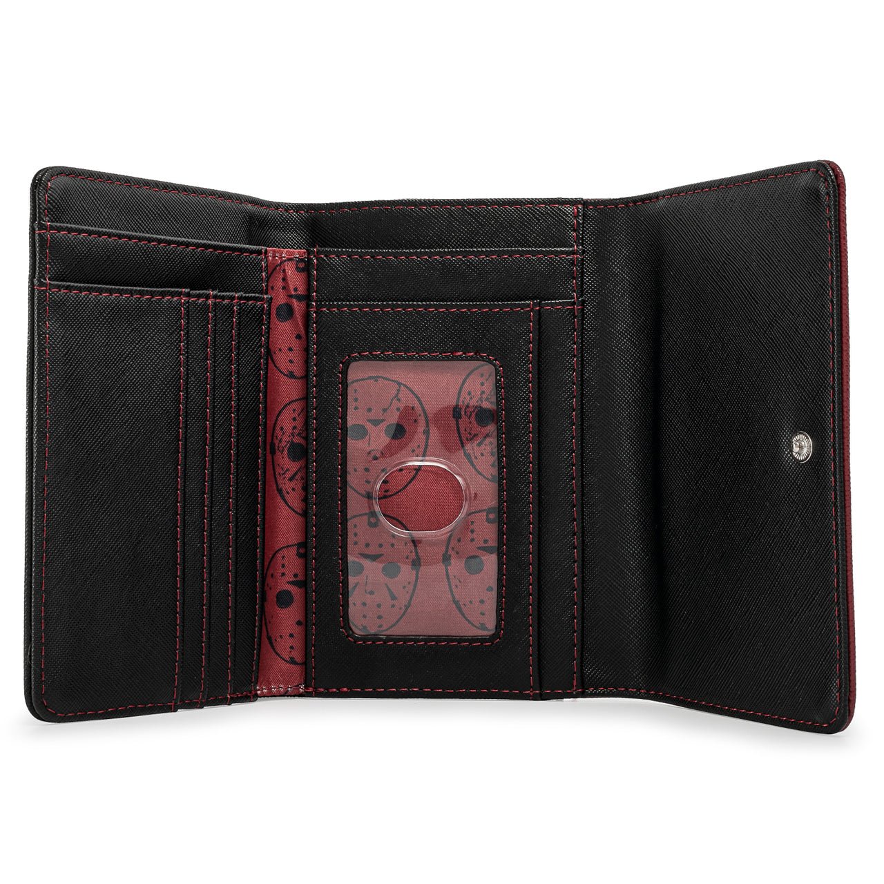 Loungefly x Friday the 13th Jason Mask Tri - Fold Purse - GeekCore