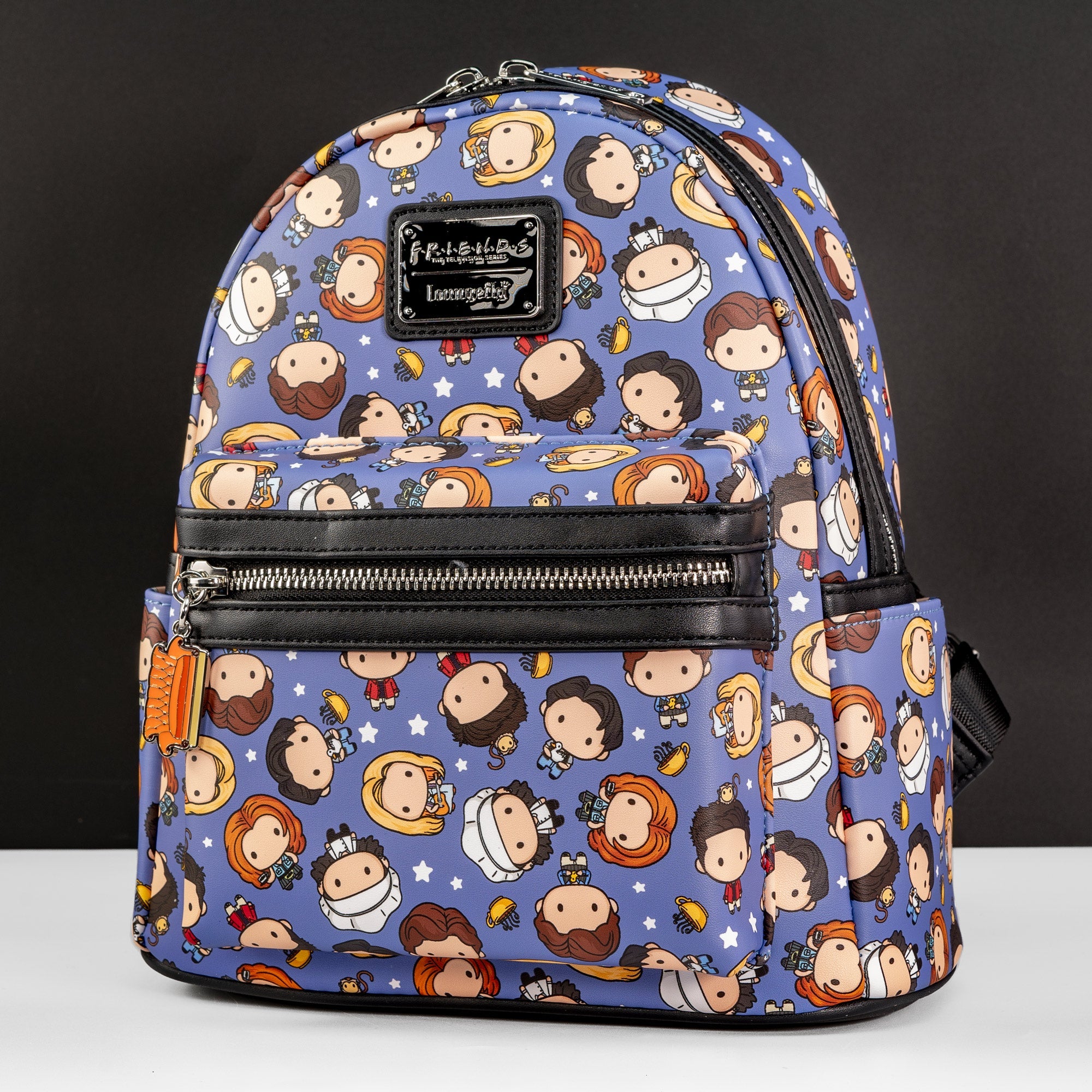 Loungefly x Friends Character Chibi AOP Mini Backpack - GeekCore