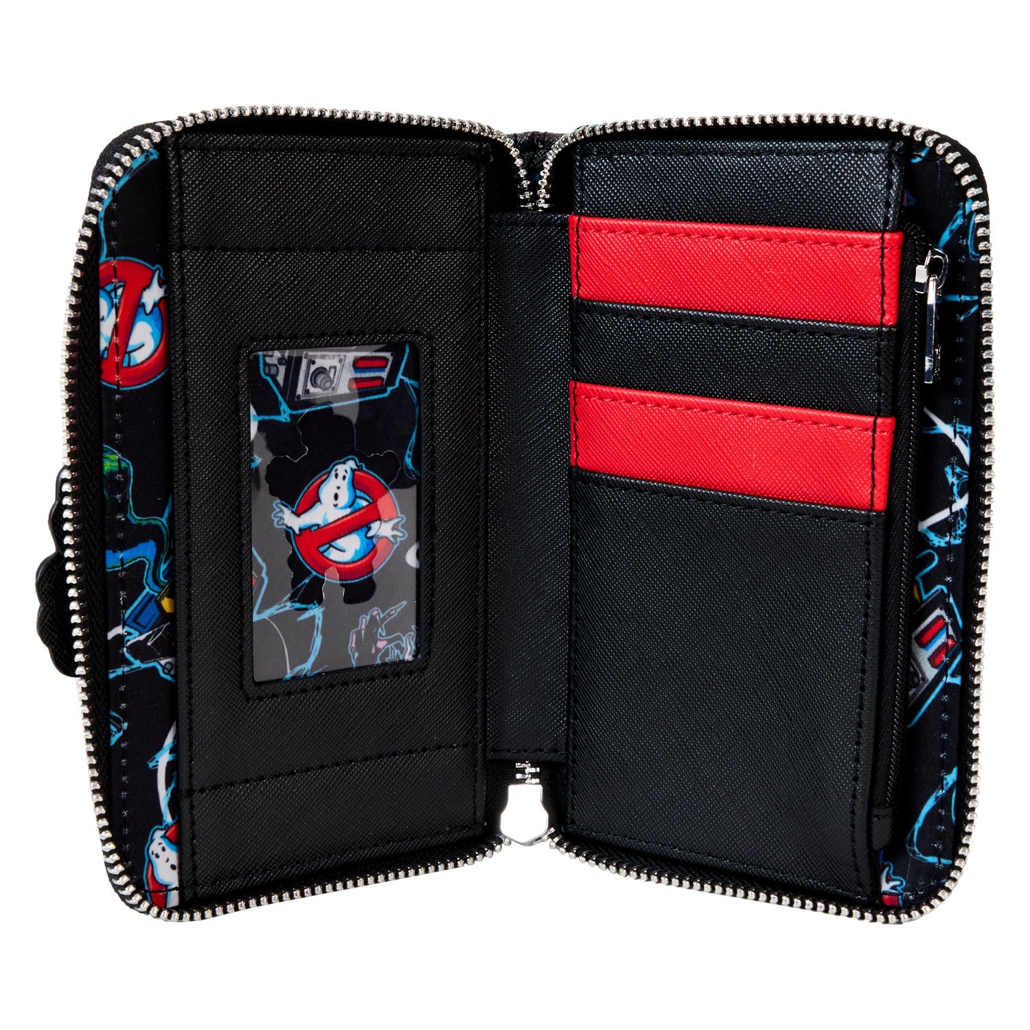 Loungefly x Ghostbusters Ecto - 1 Zip Around Wallet - GeekCore