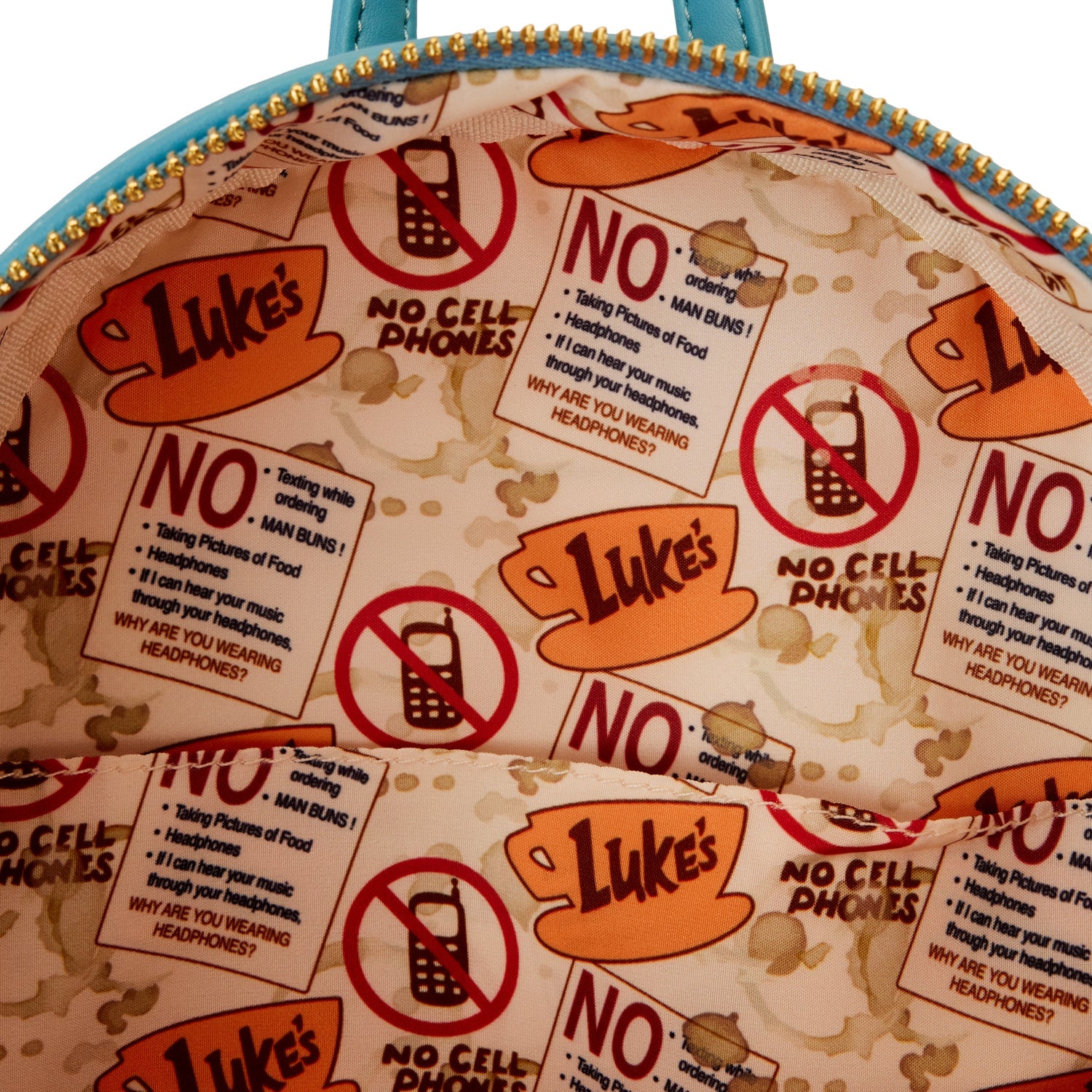 Loungefly x Gilmore Girls Luke's Diner Coffee Cup Mini Backpack - GeekCore