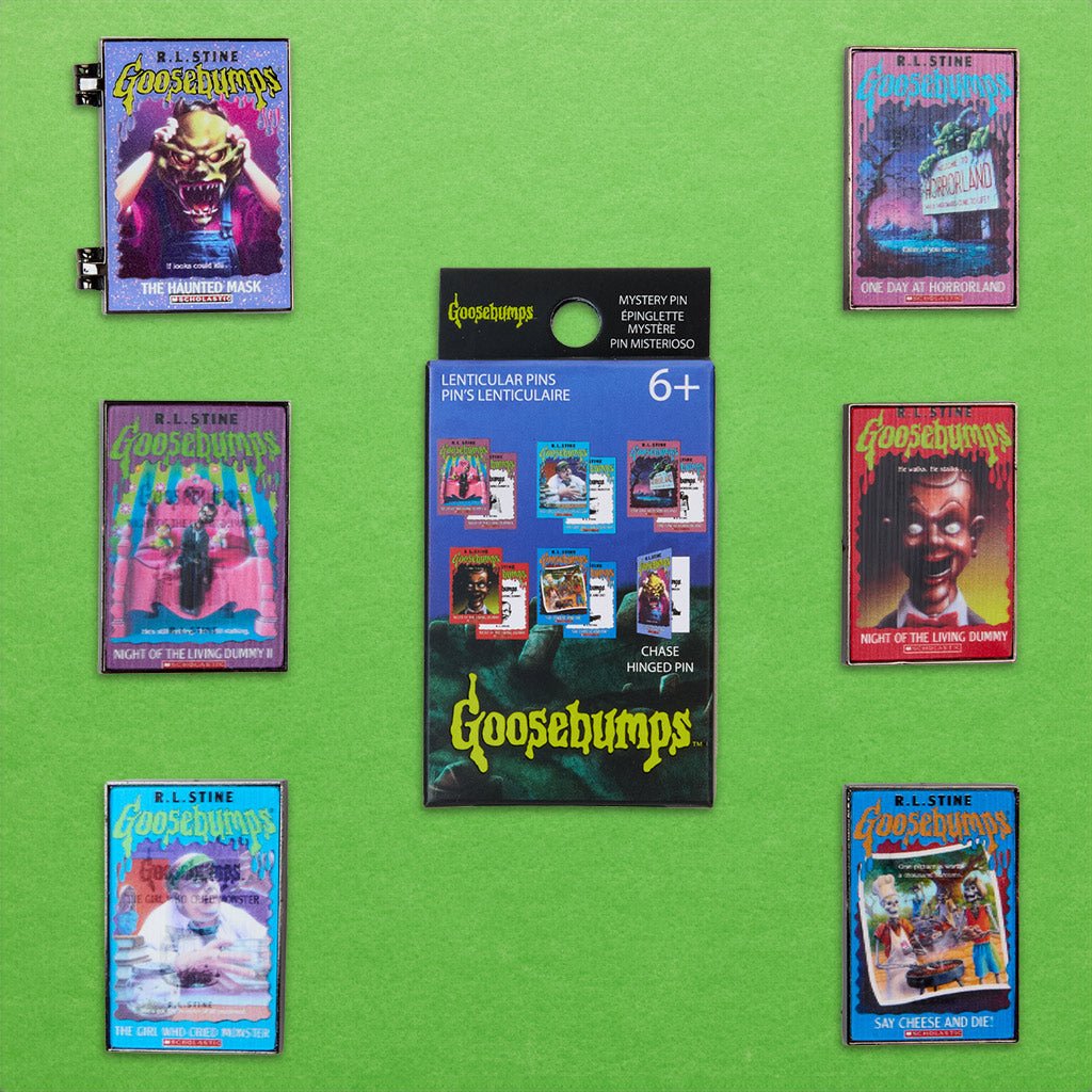 Loungefly x Goosebumps Books Lenticular Blind Box Mystery Pin - GeekCore