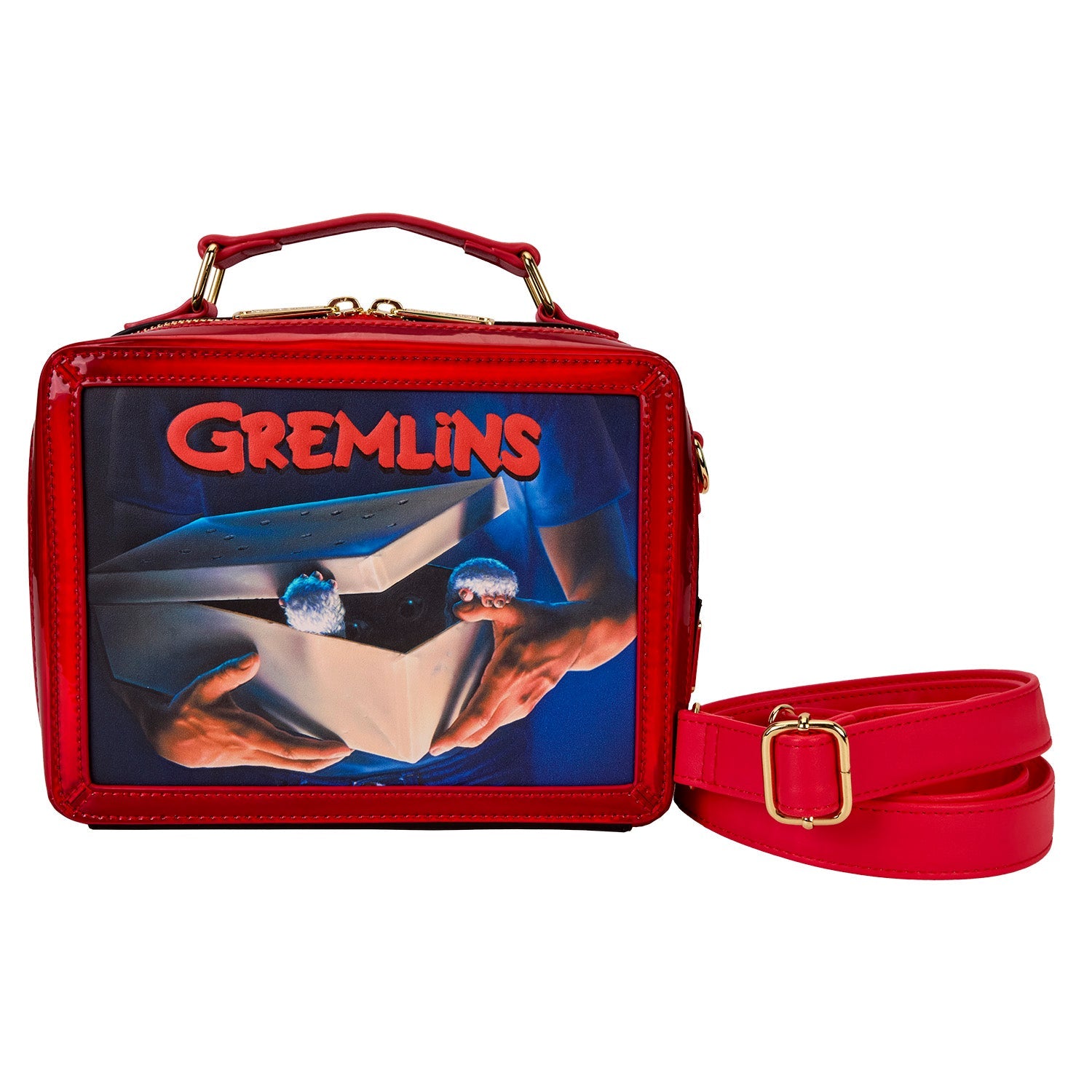 Loungefly x Gremlins 40th Anniversary Vintage Lunchbox Crossbody Bag - GeekCore