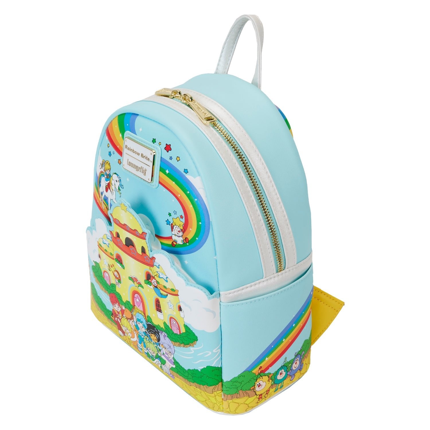 Loungefly x Hallmark Rainbow Brite Castle Group Mini Backpack - GeekCore