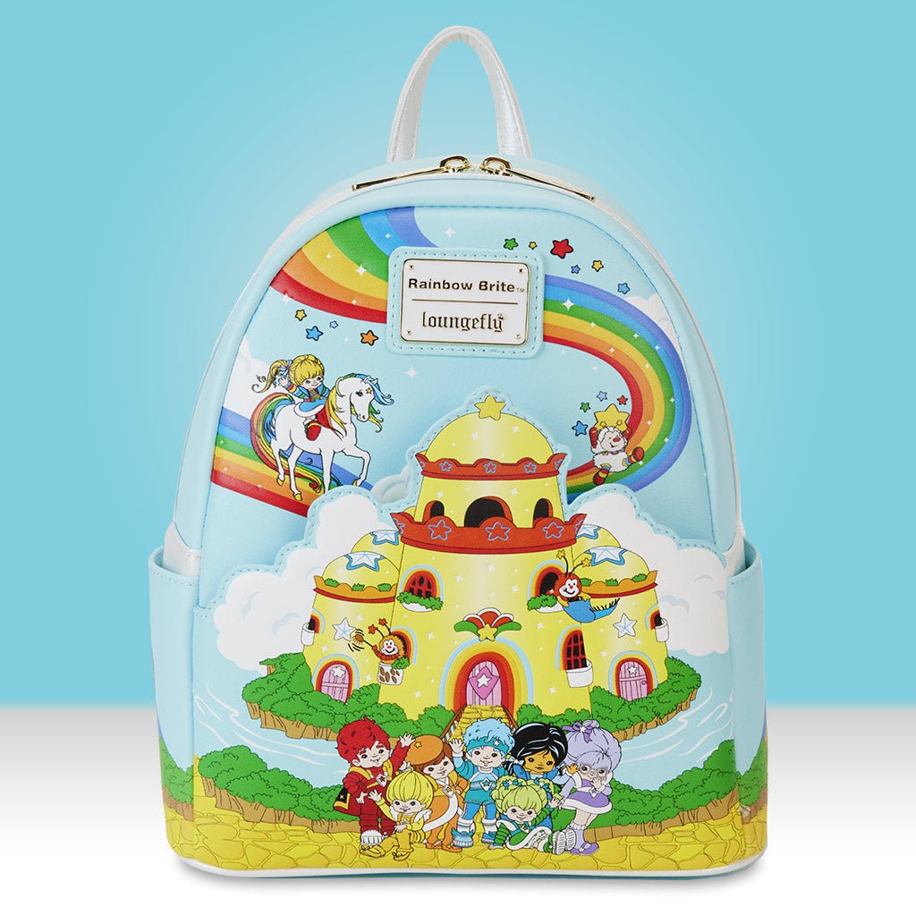 Loungefly x Hallmark Rainbow Brite Castle Group Mini Backpack - GeekCore