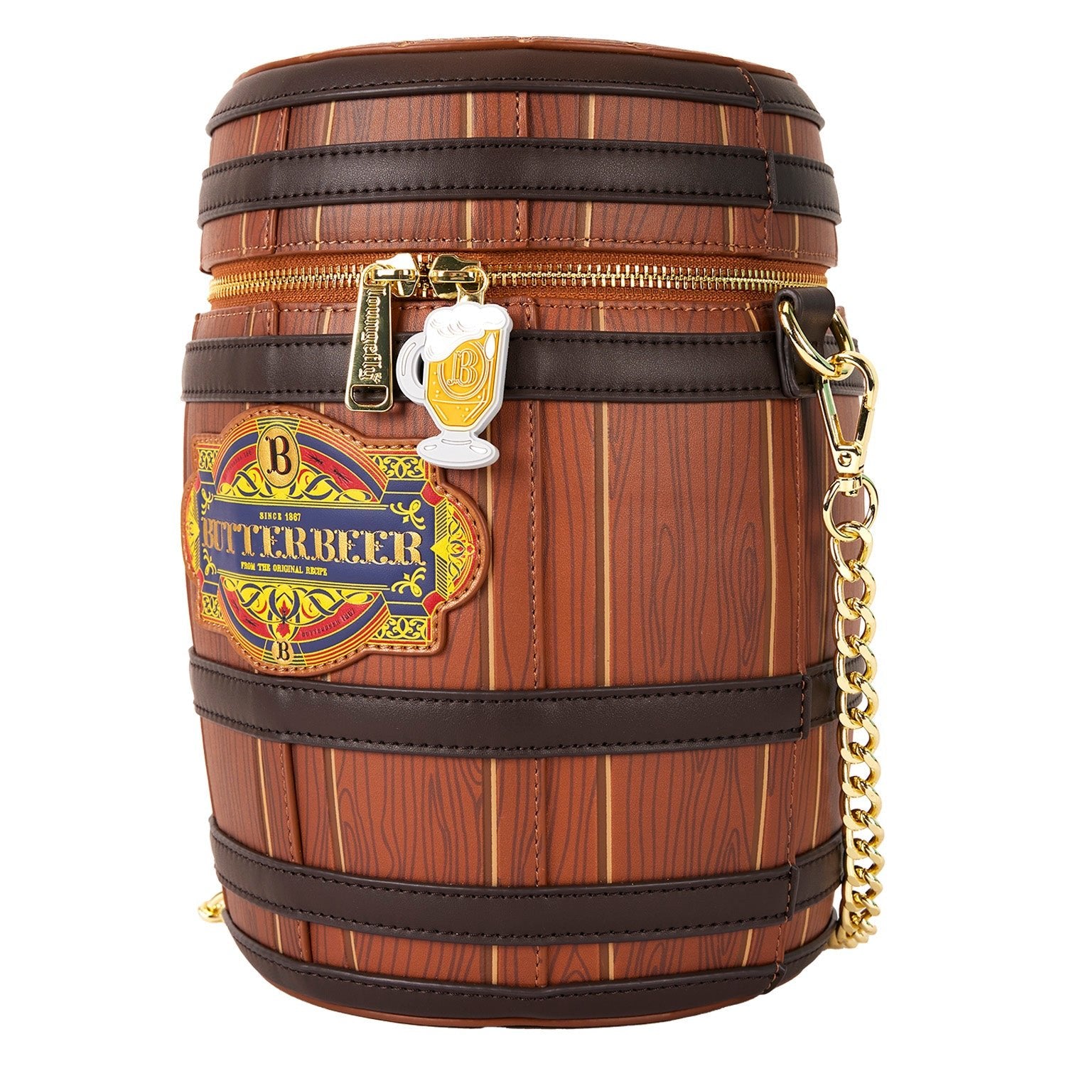 Loungefly x Harry Potter Butterbeer Barrel Crossbody Bag - GeekCore