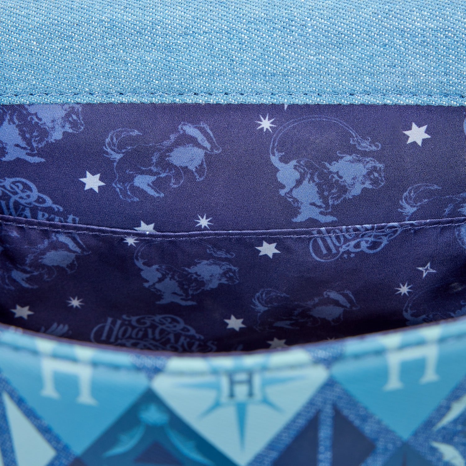 Loungefly x Harry Potter Denim Crossbody Bag - GeekCore