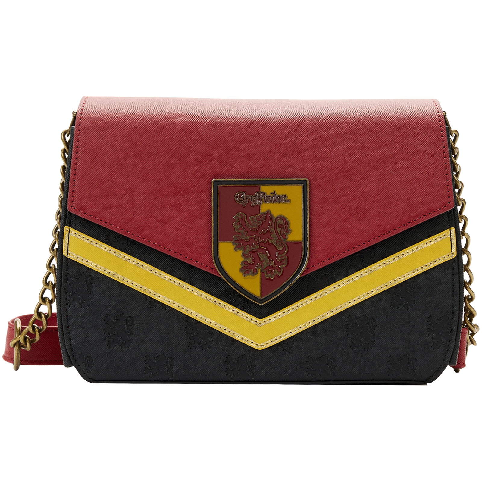 Loungefly x Harry Potter Gryffindor Chain Strap Crossbody Bag - GeekCore