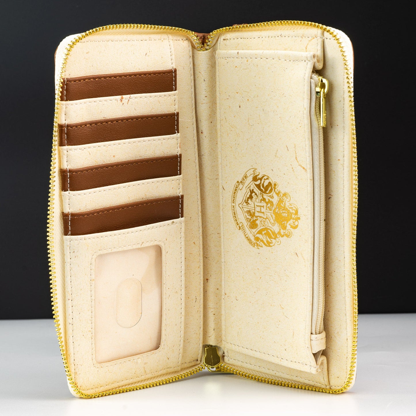 Loungefly x Harry Potter Hogwarts Book Zip Around Wallet with Wrist Strap - GeekCore