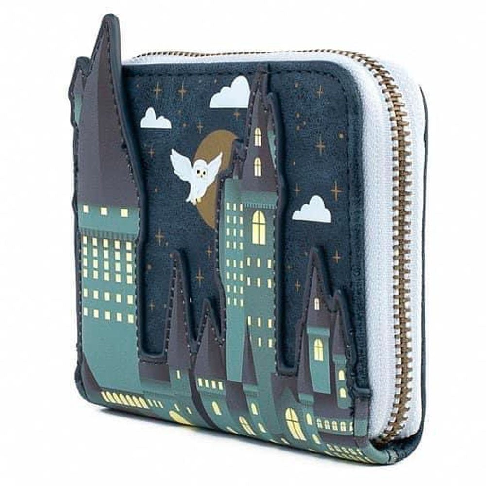 Loungefly x Harry Potter Hogwarts Castle Scene Zip Around Purse - GeekCore