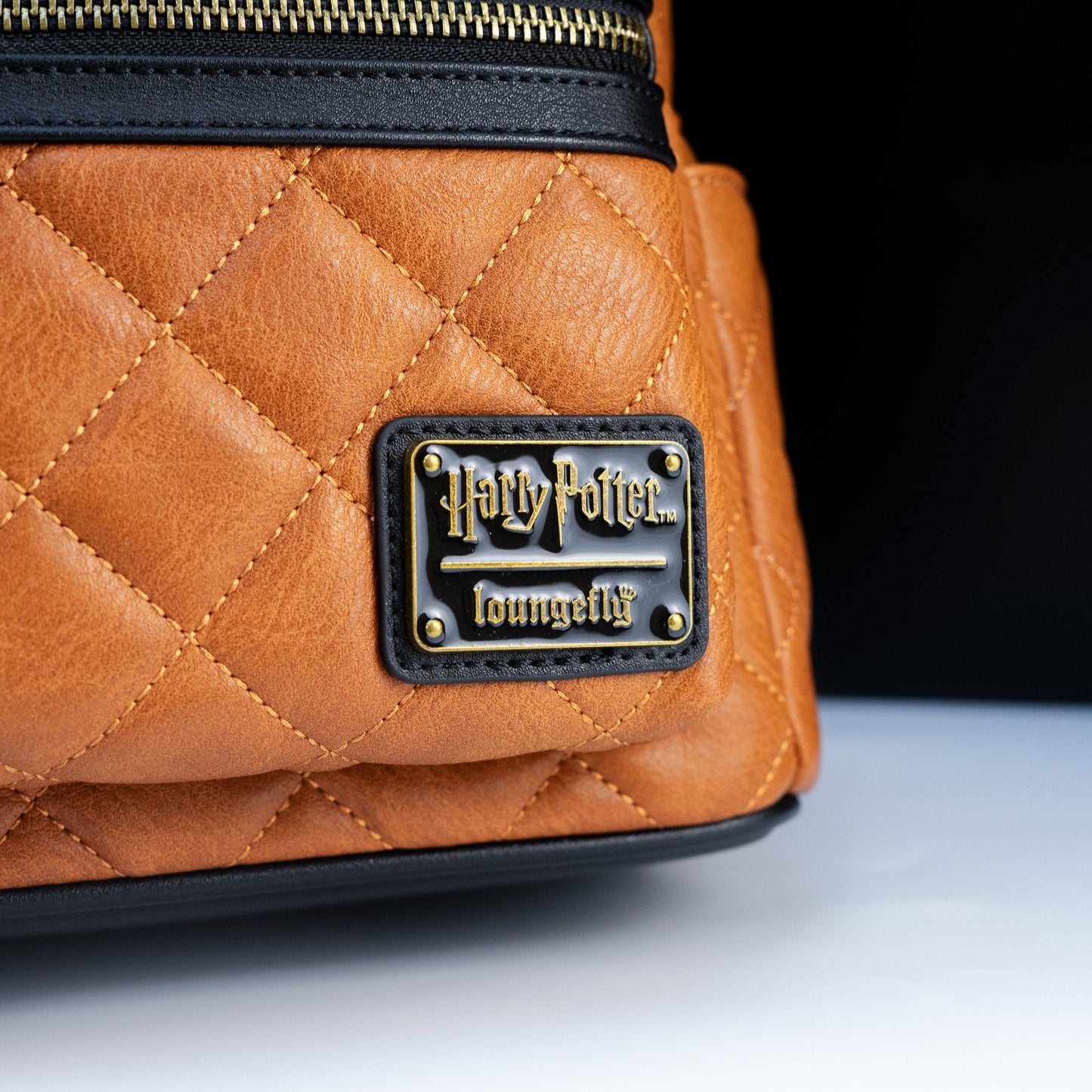 Loungefly x Harry Potter Hogwarts Crest Quilted Mini Backpack - GeekCore