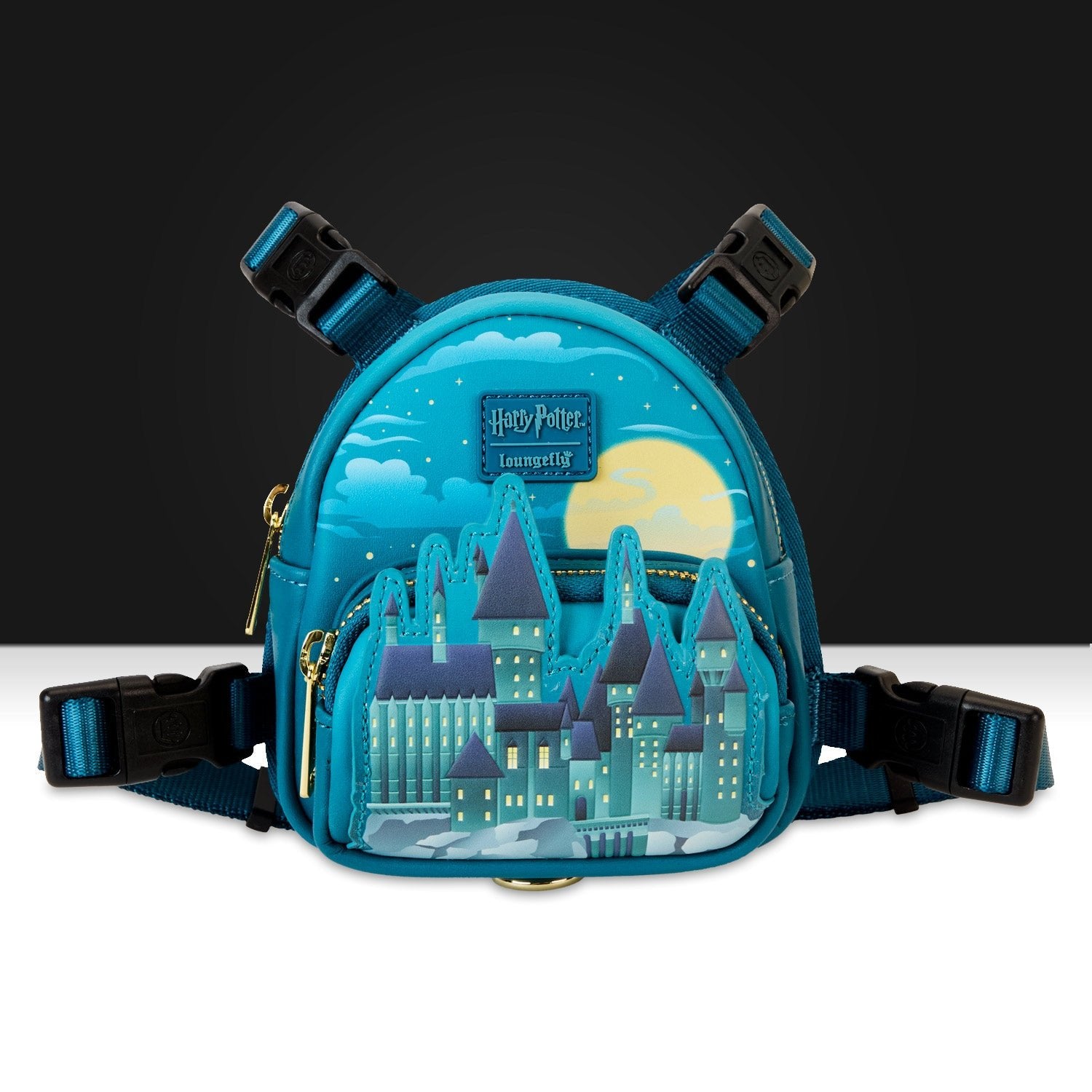 Loungefly x Harry Potter Hogwarts Mini Backpack Pet Harness - GeekCore