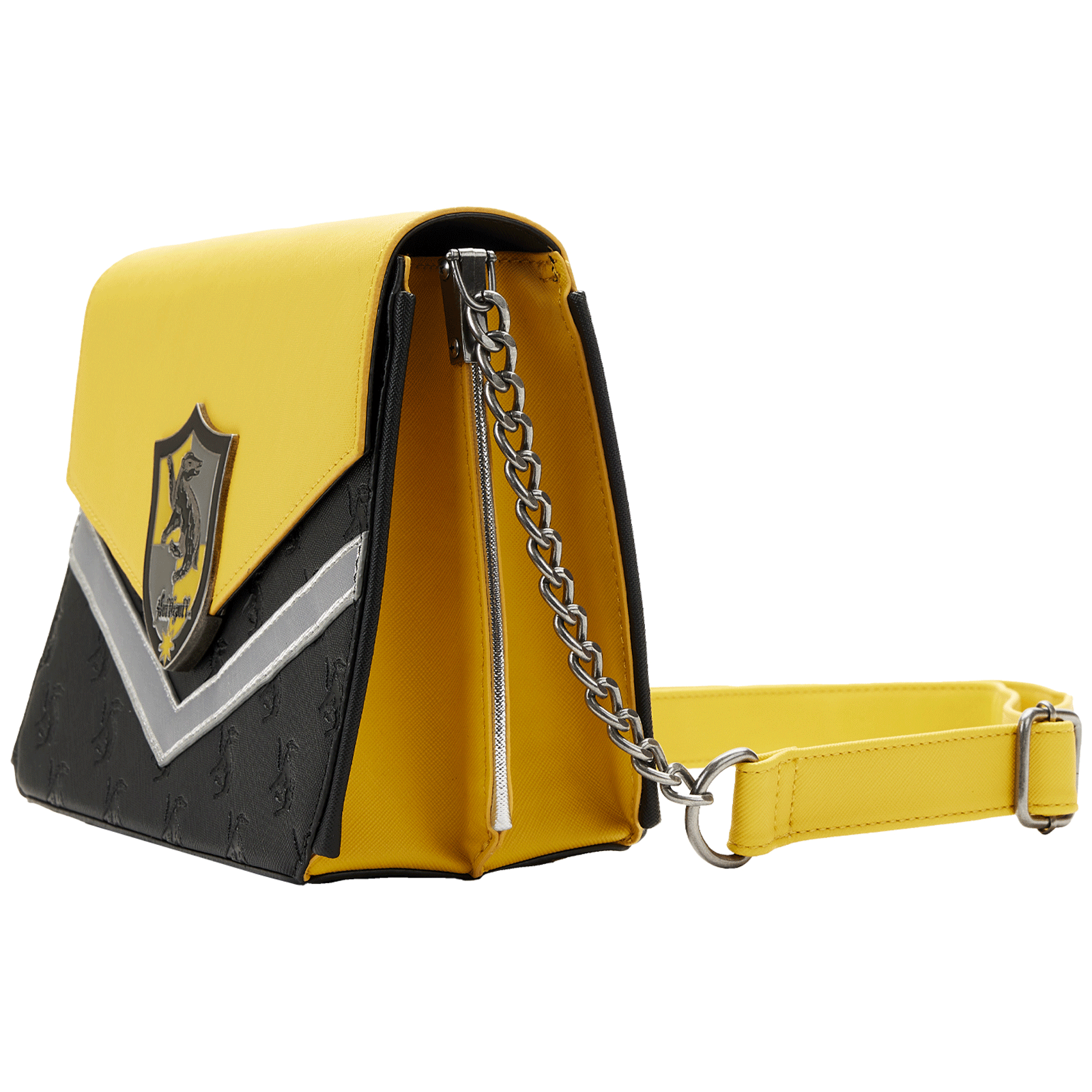 Loungefly x Harry Potter Hufflepuff Chain Strap Crossbody Bag - GeekCore