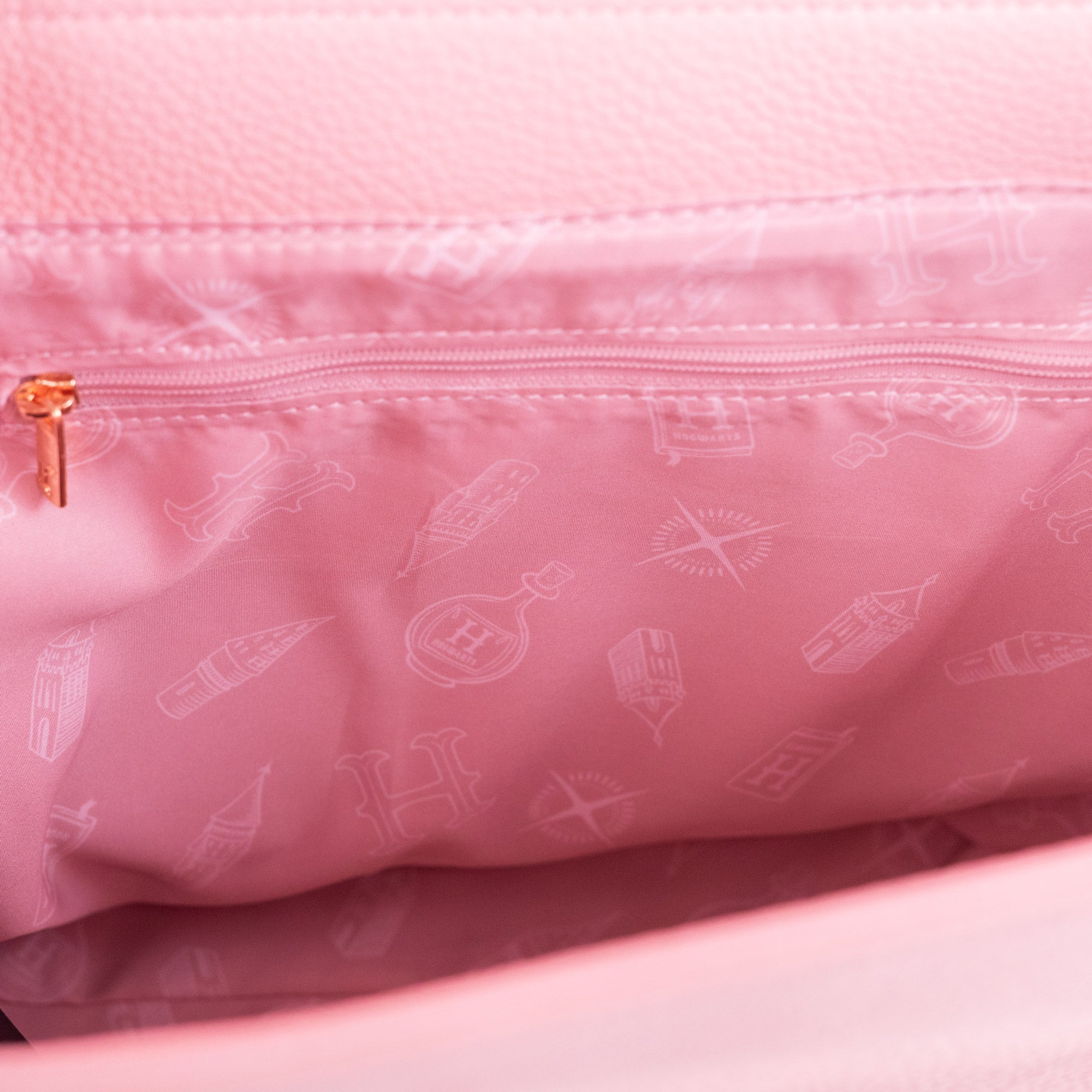 Loungefly x Harry Potter Pink Rose Elder Wand Crossbody Tote Bag - GeekCore