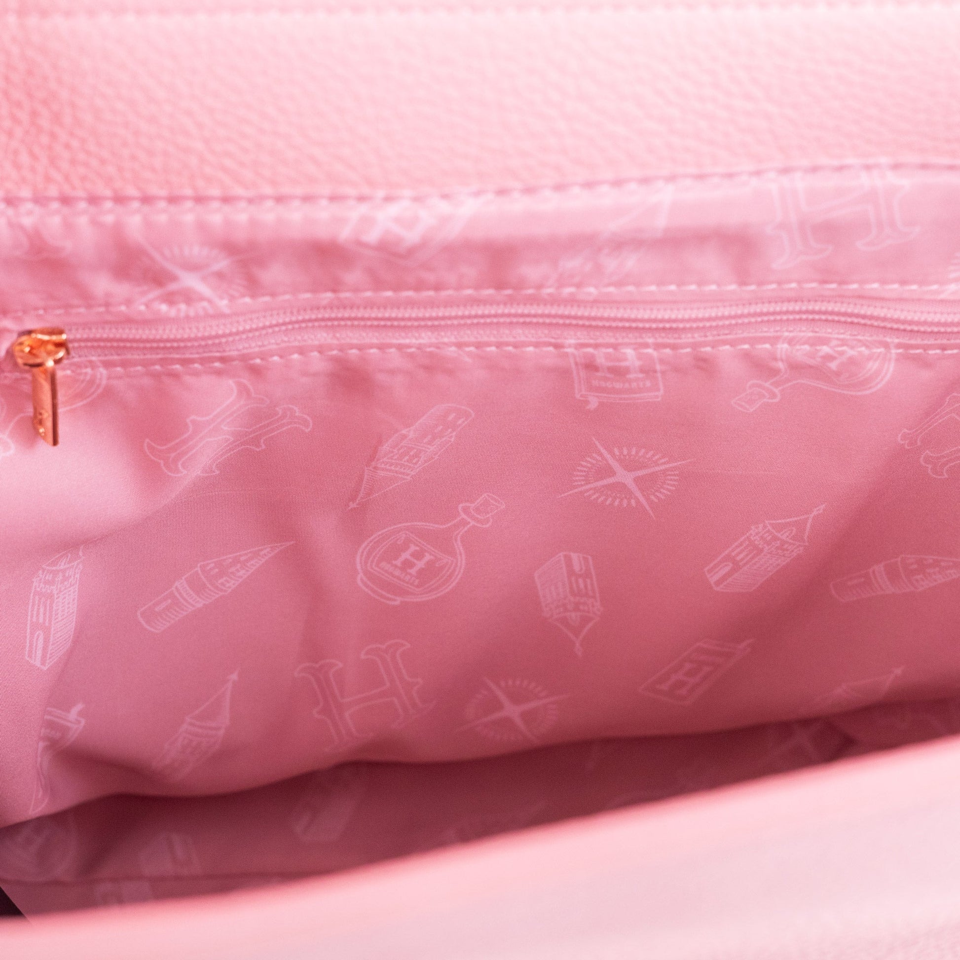 Loungefly x Harry Potter Pink Rose Elder Wand Crossbody Tote Bag - GeekCore