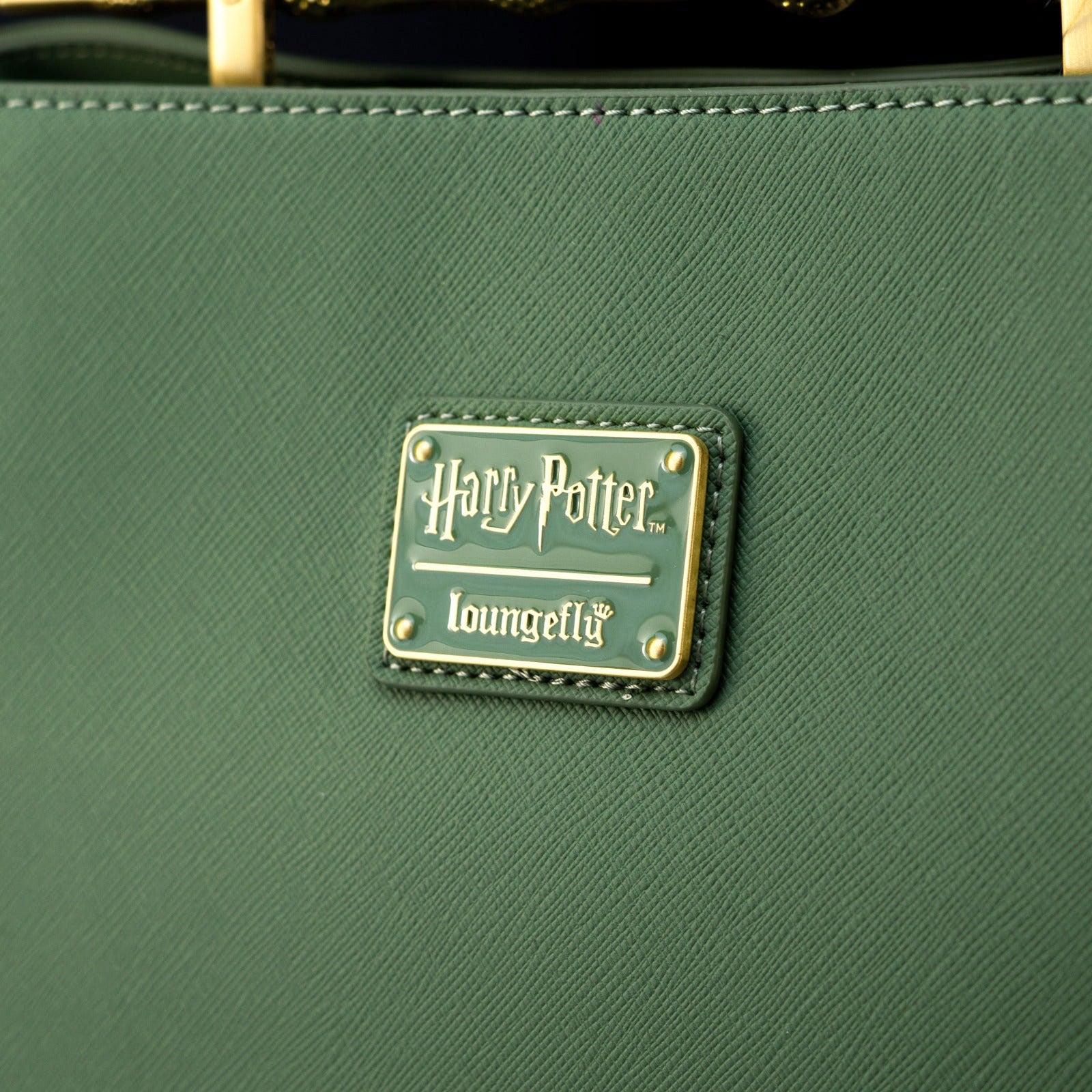 Loungefly x Harry Potter Sage Saffiano Elder Wand Crossbody Handbag - GeekCore