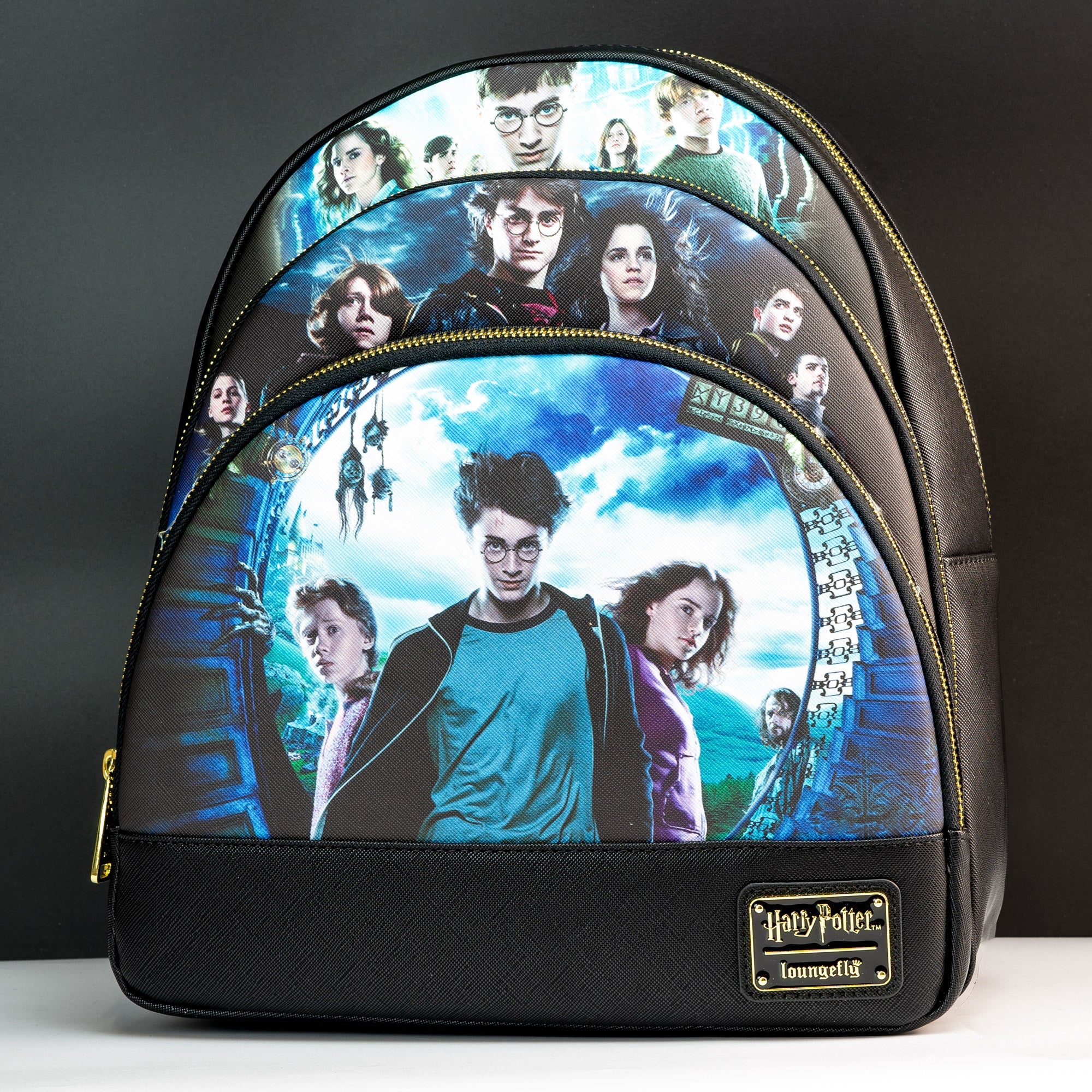 Loungefly x Harry Potter Trilogy Series 2 Triple Pocket Mini Backpack - GeekCore