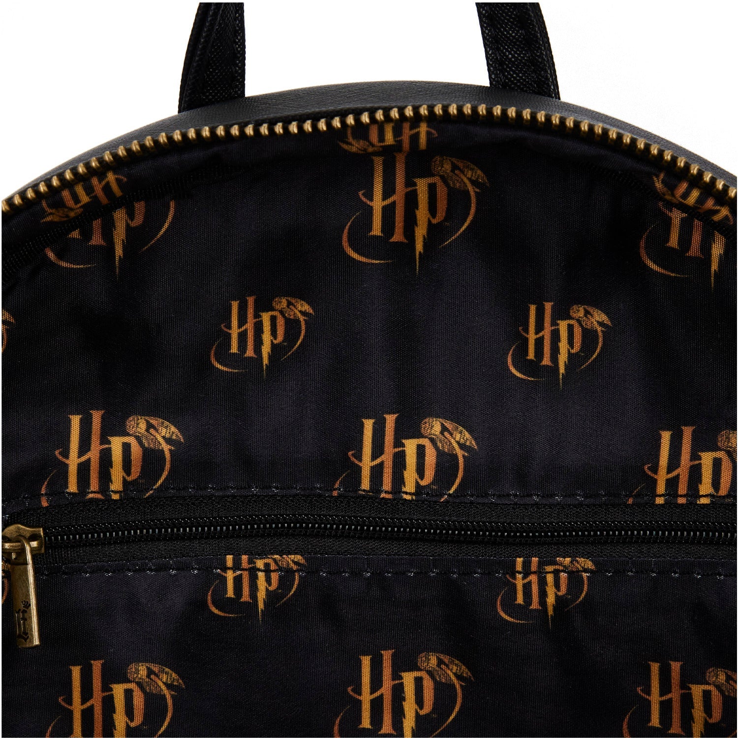 Loungefly x Harry Potter Trilogy Triple Pocket Mini Backpack - GeekCore