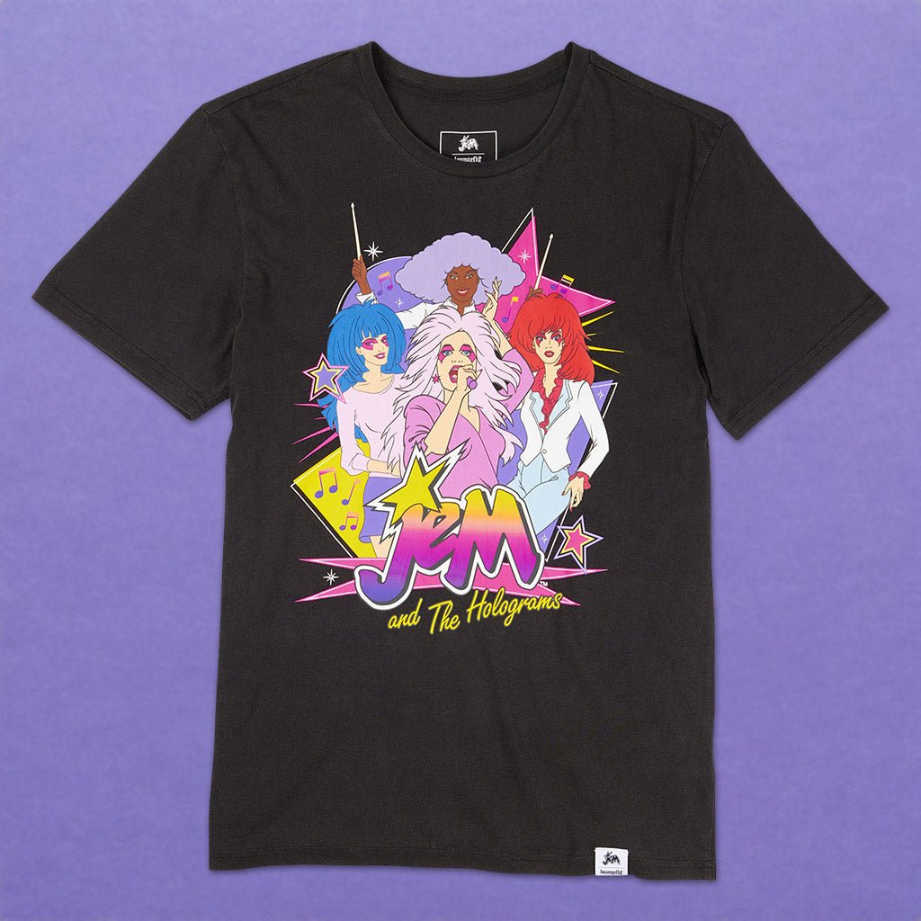 Loungefly x Hasbro Jem and the Holograms Unisex Tee - GeekCore