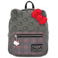 Loungefly x Hello Kitty Grey Plaid Mini Backpack - GeekCore