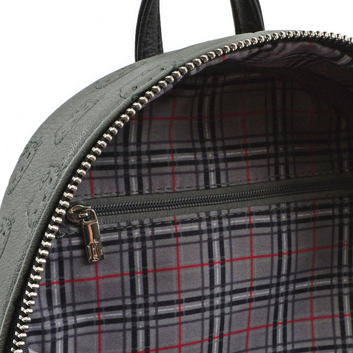 Loungefly x Hello Kitty Grey Plaid Mini Backpack - GeekCore