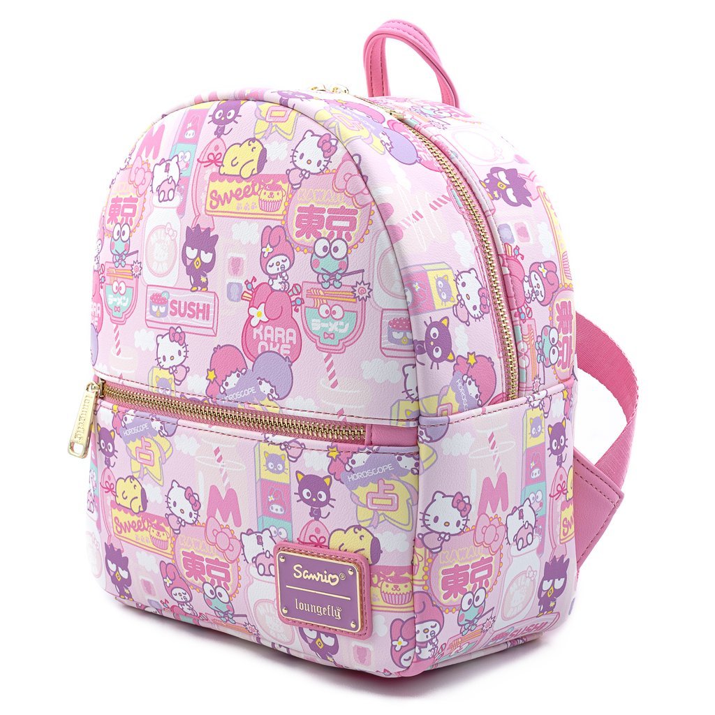 Loungefly X Hello Sanrio Kawaii Mini Backpack - GeekCore