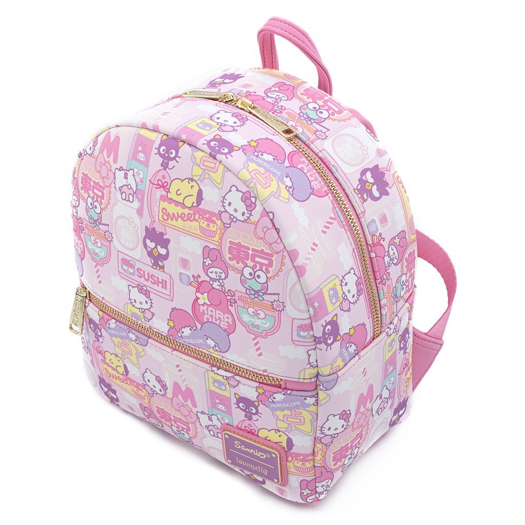 Loungefly X Hello Sanrio Kawaii Mini Backpack - GeekCore