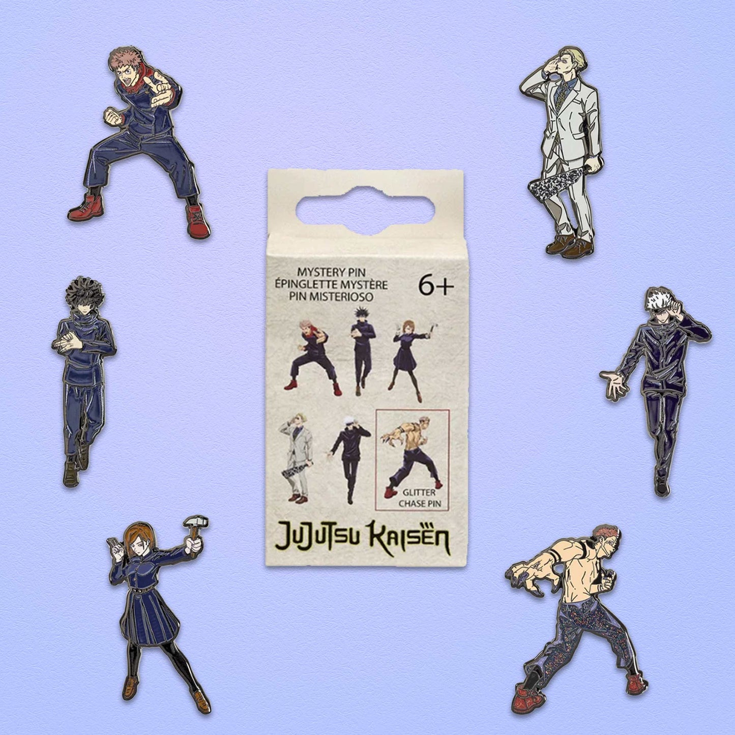 Loungefly x Jujutsu Kaisen Action Blind Box Mystery Pin - GeekCore