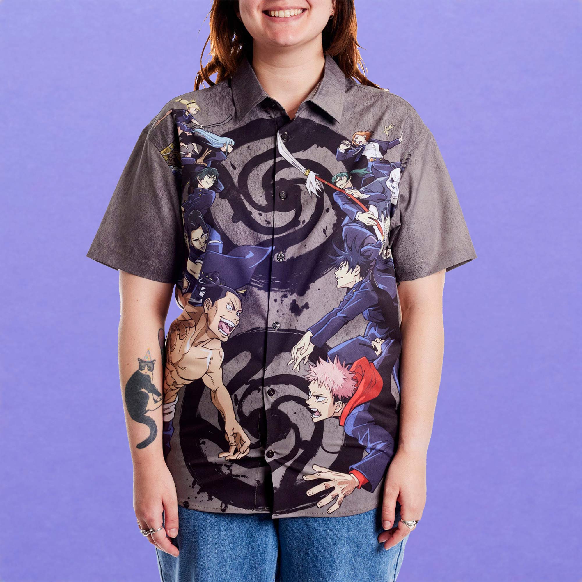 Loungefly x Jujutsu Kaisen Camp Shirt - GeekCore