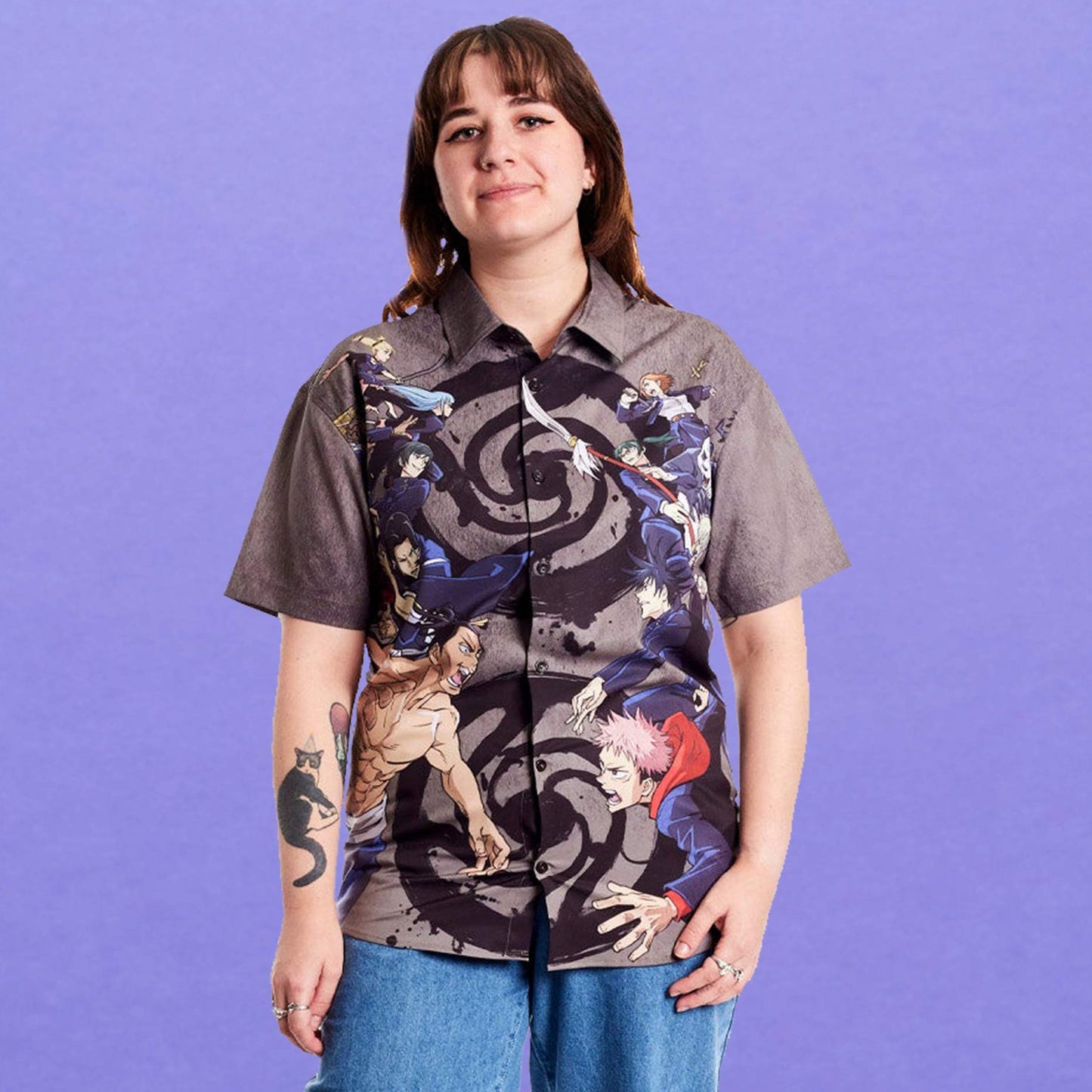 Loungefly x Jujutsu Kaisen Camp Shirt - GeekCore