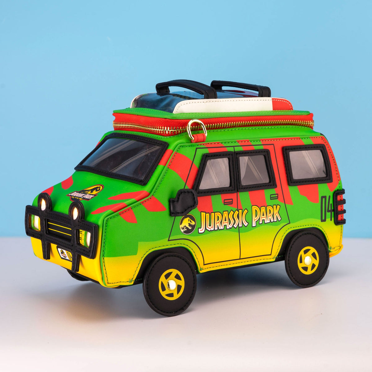 Loungefly x Jurassic Park Tour Vehicle Light Up Figural Crossbody Bag - GeekCore