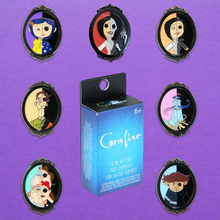 Loungefly x Laika Coraline Character Split Portrait Blind Box Mystery Pin - GeekCore