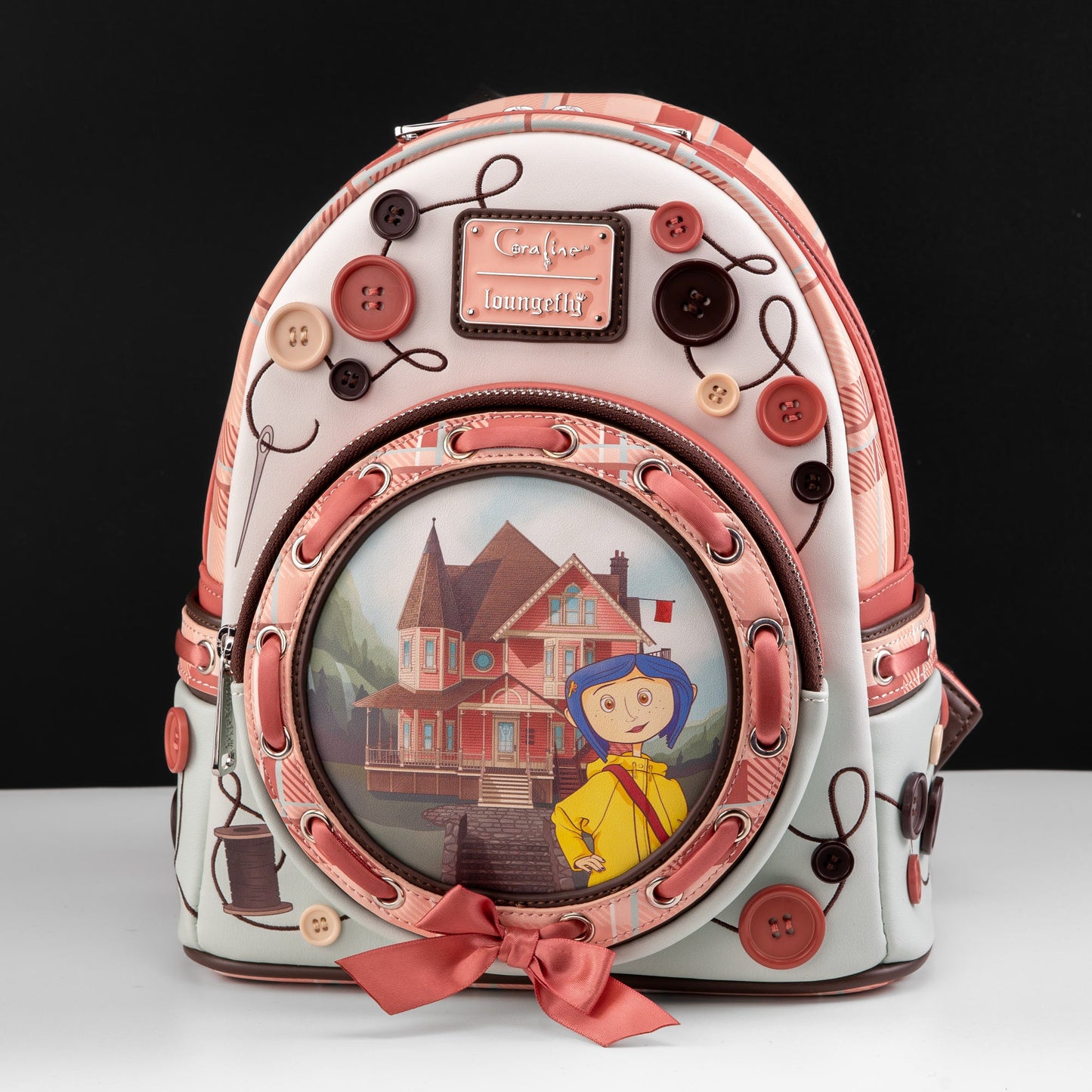 Loungefly x Laika Coraline Pink Palace Mini Backpack - GeekCore