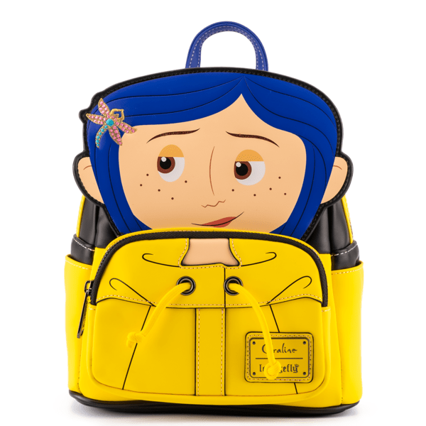 Loungefly x Laika Coraline Raincoat Mini Backpack - GeekCore