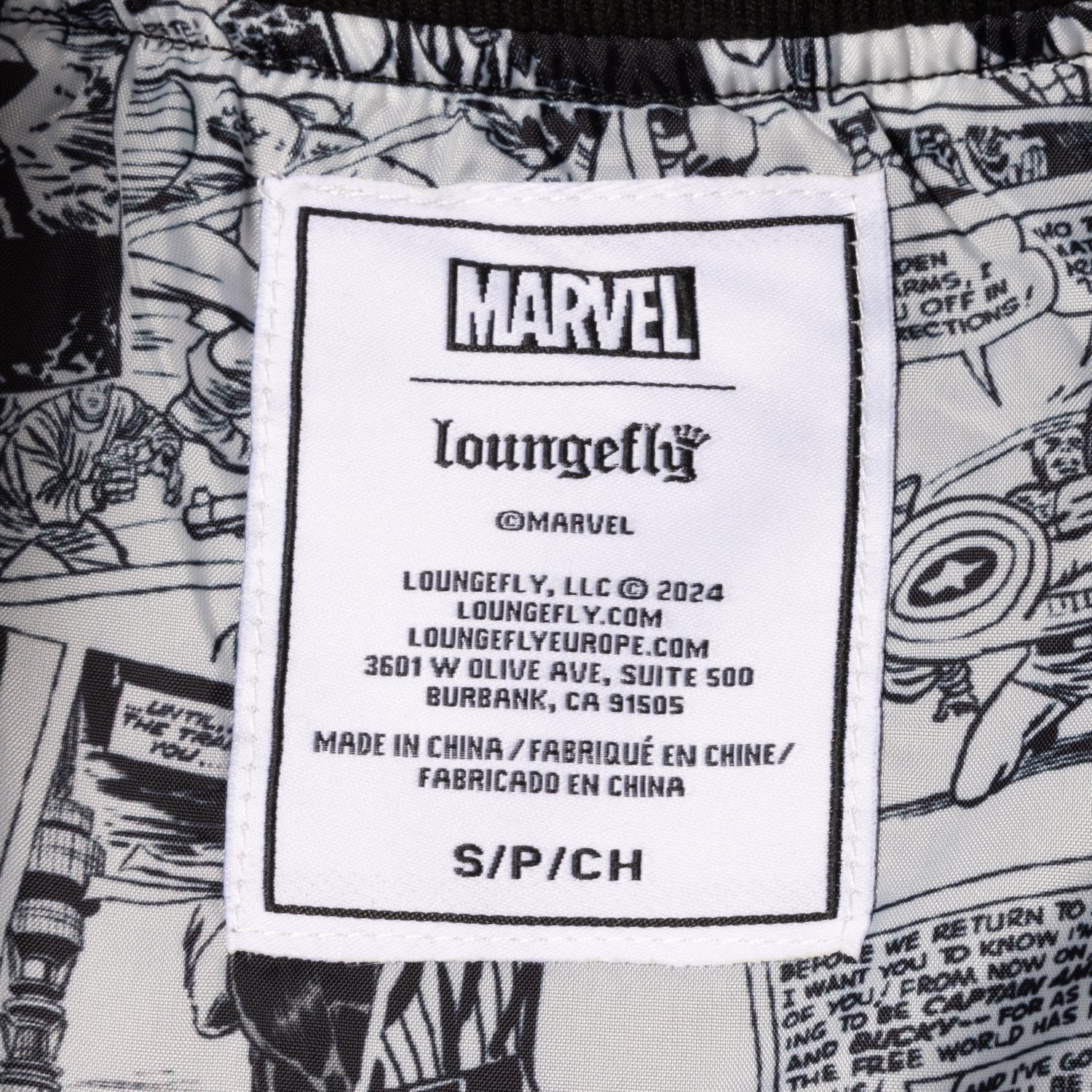 Loungefly x Marvel 85th Anniversary Satin Bomber Jacket - GeekCore