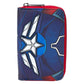 Loungefly x Marvel Captain America Brave New World Zip Around Wallet - GeekCore