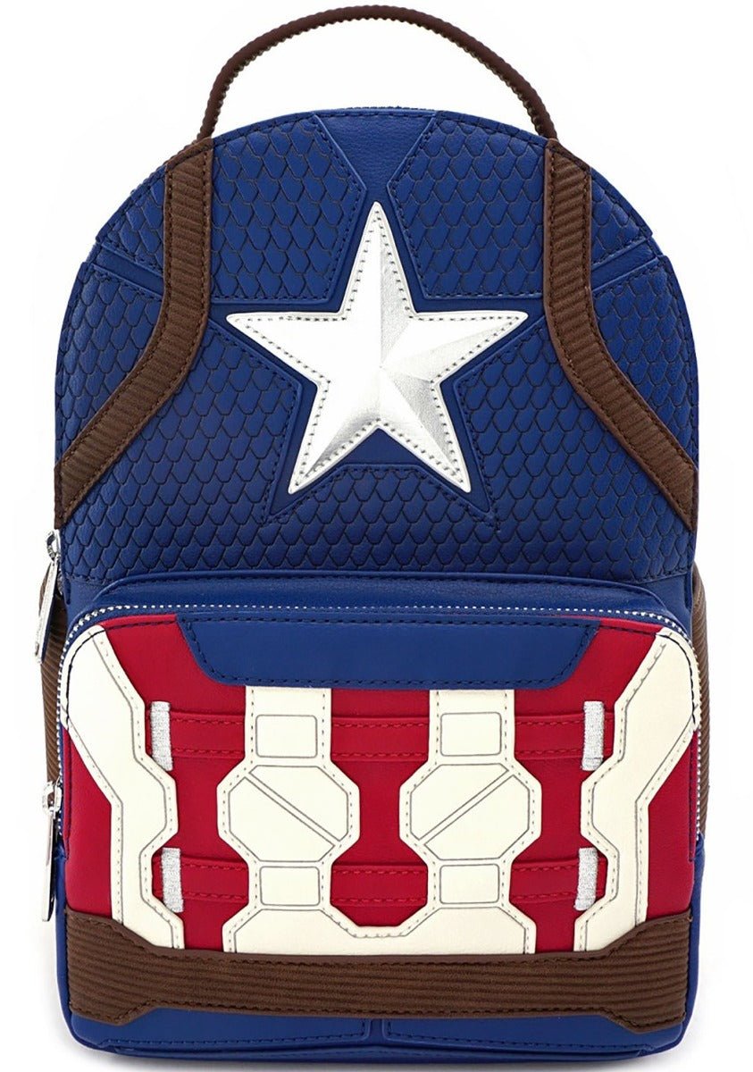 Loungefly x Marvel Captain America Endgame Hero Mini Backpack - GeekCore