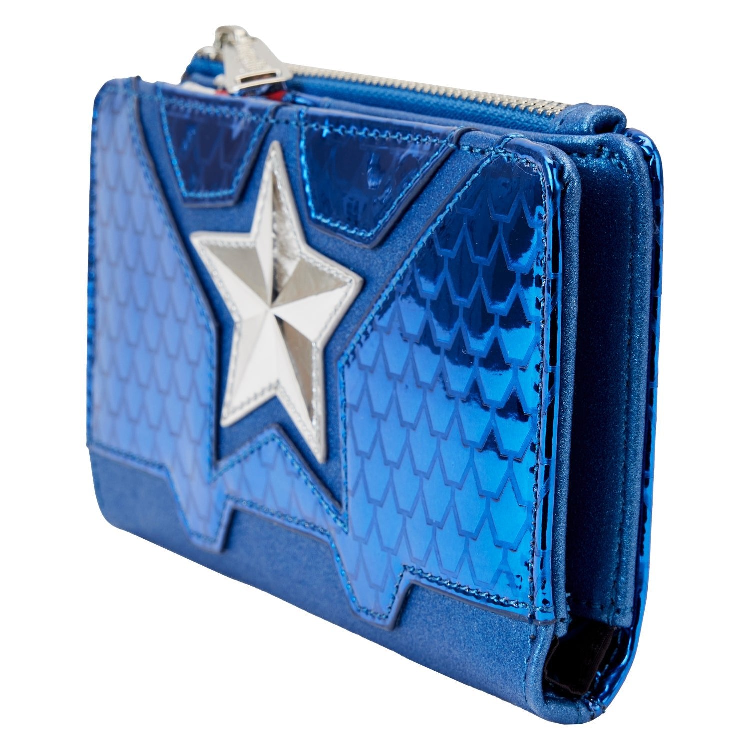 Loungefly x Marvel Captain America Shine Cosplay Wallet - GeekCore