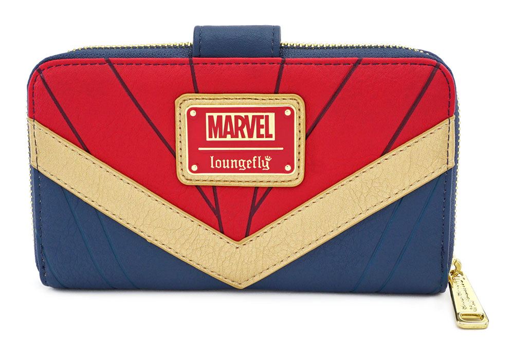 Loungefly x Marvel Captain Marvel Zip Around Purse - GeekCore