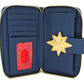 Loungefly x Marvel Captain Marvel Zip Around Purse - GeekCore