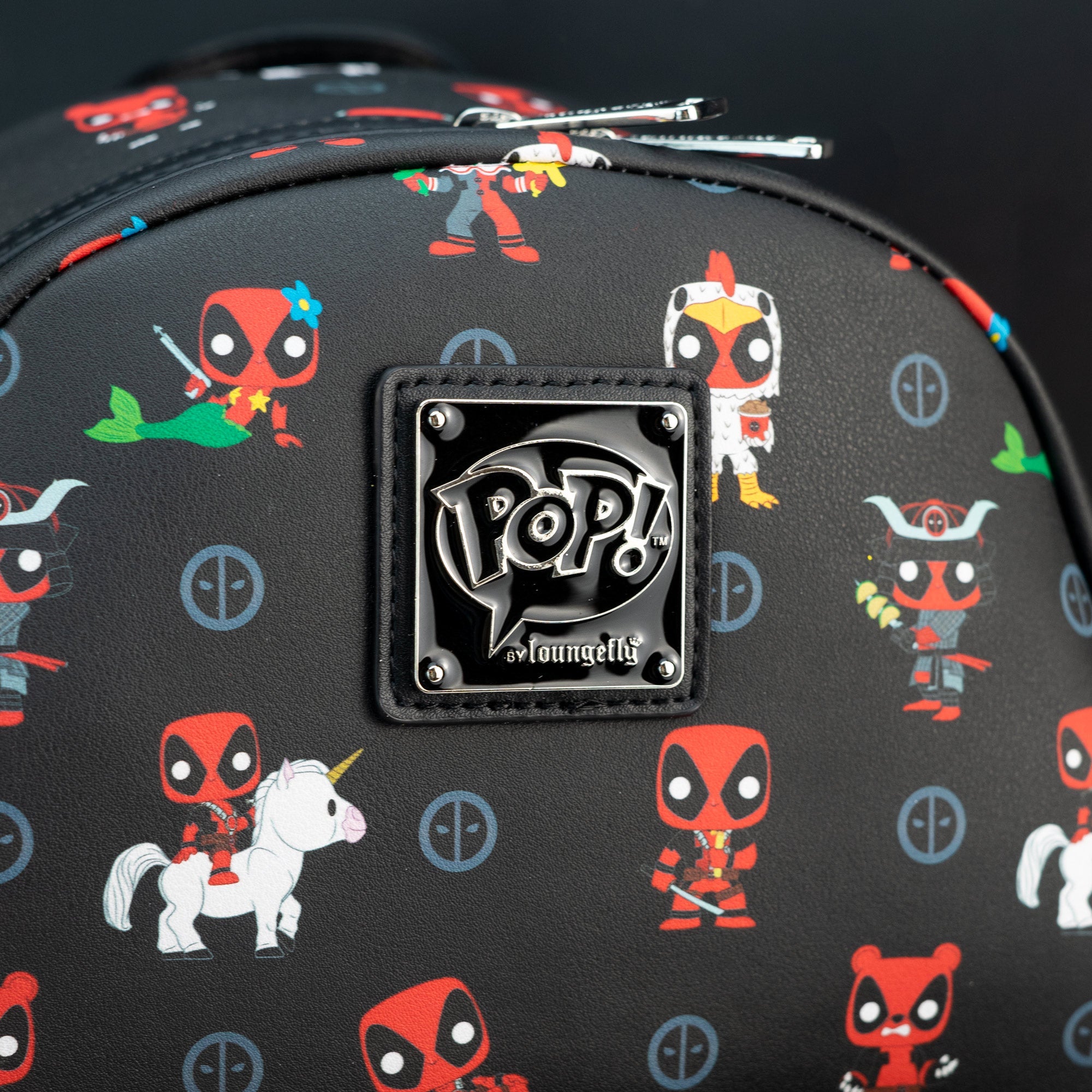 Loungefly x Marvel Deadpool 30th Anniversary All Over Print Mini Backpack - GeekCore